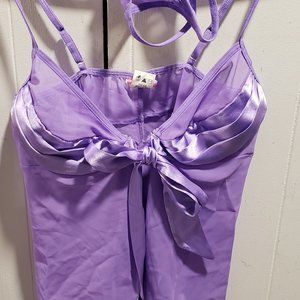 Babydoll with matching thongs